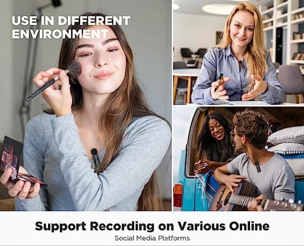 BOYA BY-V1 Wireless Lavalier Microphone for iPhone - The Camerashop