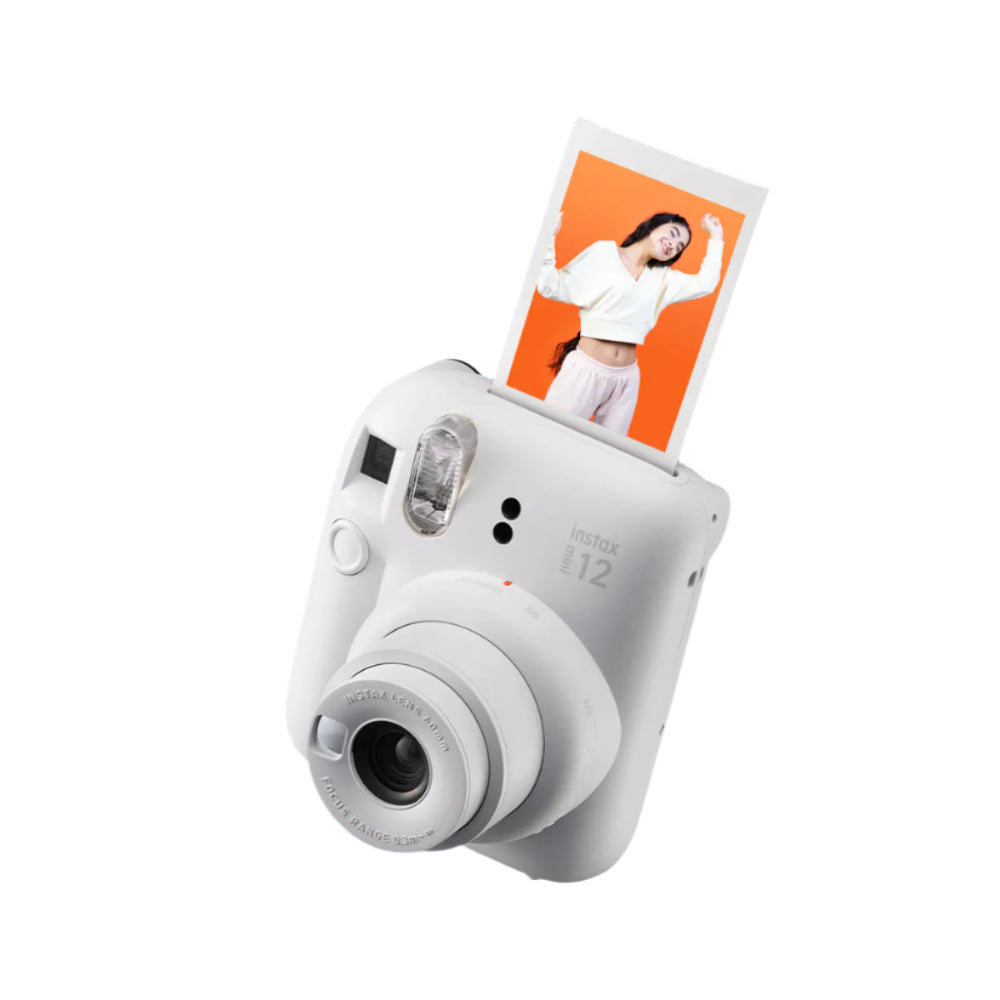 Fujifilm Instax Mini 12 Camera ( Clay White ) - The Camerashop