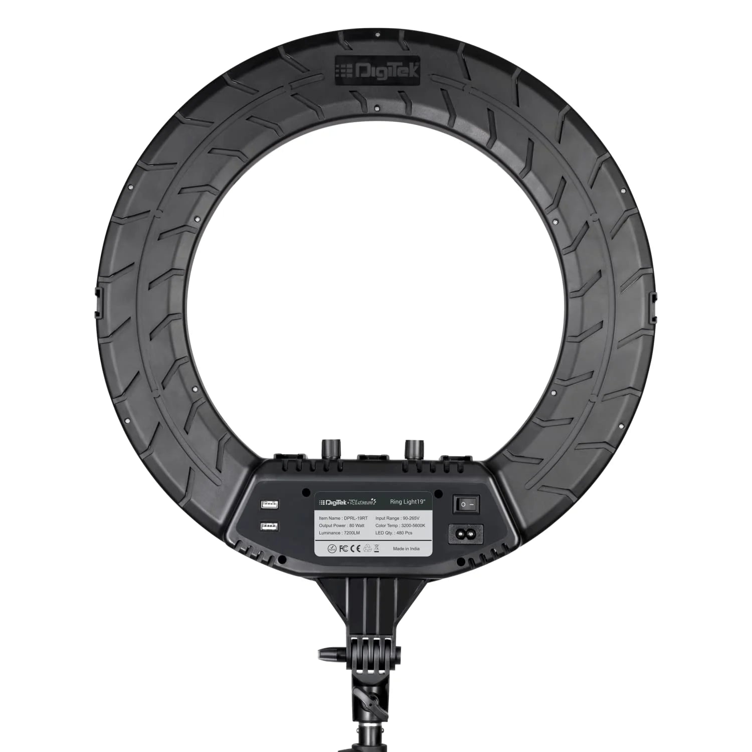 Digitek Platinum DPRL-19RT Professional LED Ring Light - The Camerashop