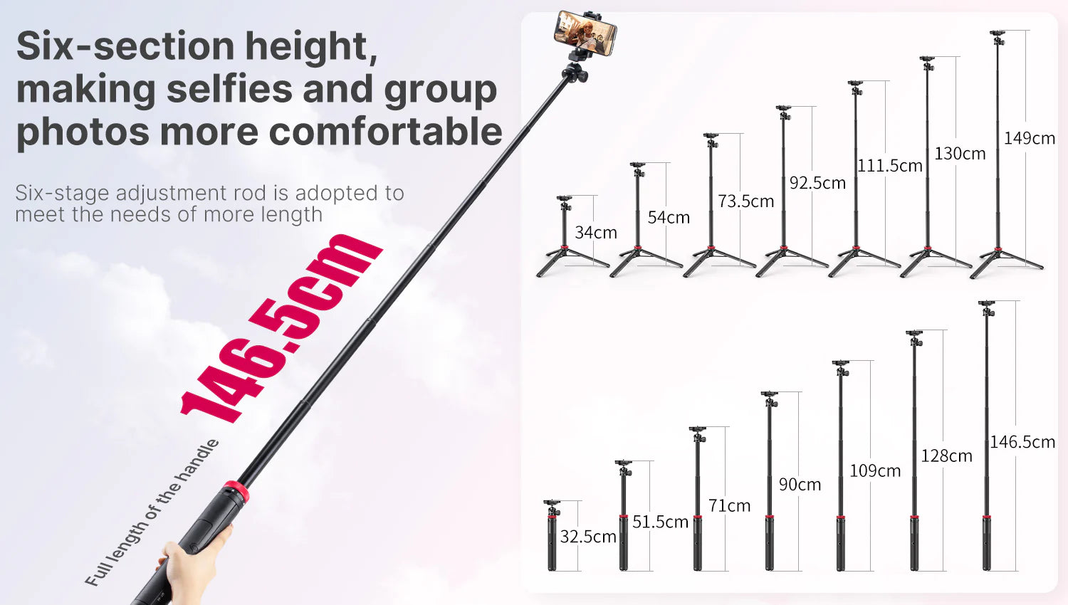 Ulanzi MT-44 Extendable Vlog Tripod (Upgrade) - The Camerashop