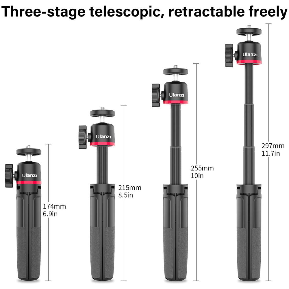 Ulanzi MT-30 Smartphone Tripod/Selfie Stick with Bluetooth Remote - The Camerashop