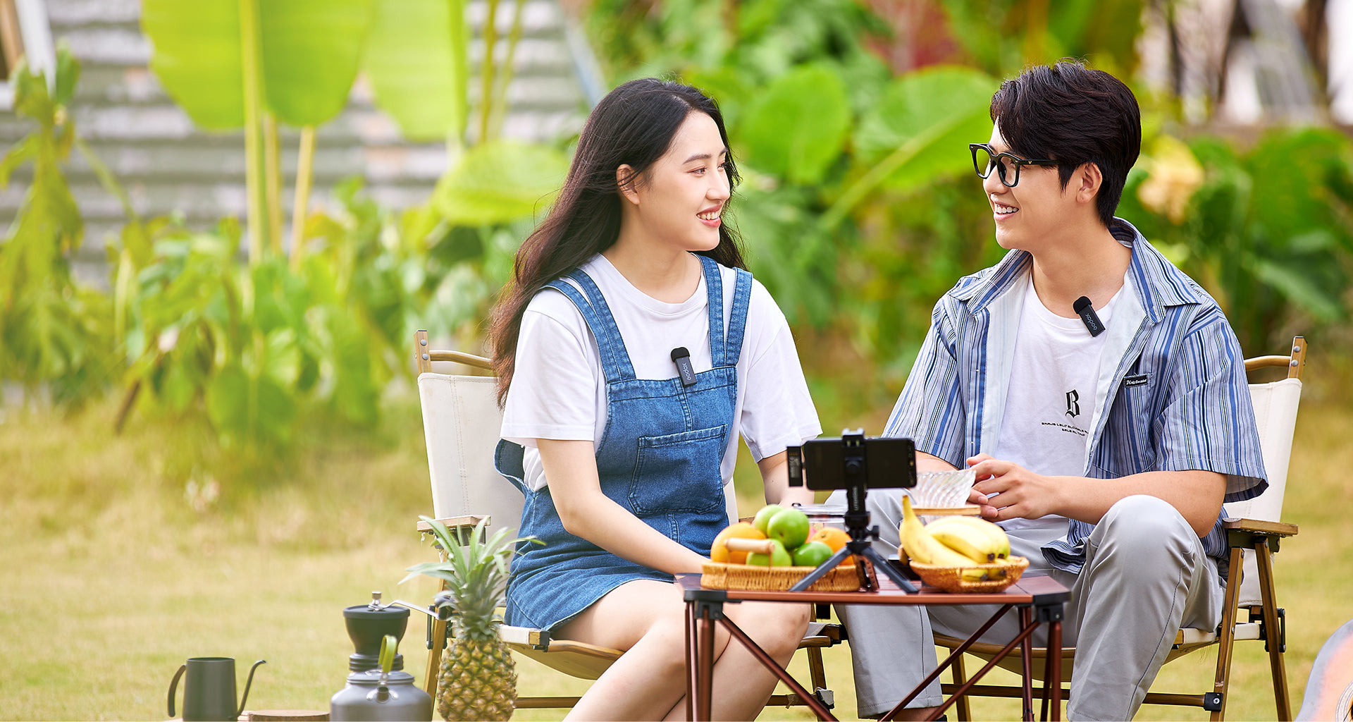 Godox MoveLink Mini UC 2-Person Wireless Microphone System for Cameras & Mobile Devices (2.4 GHz, Classic Black) - The Camerashop