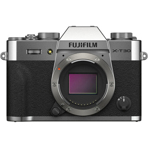 FUJIFILM X-T30 II Mirrorless Camera Body Only (Silver) - The Camerashop