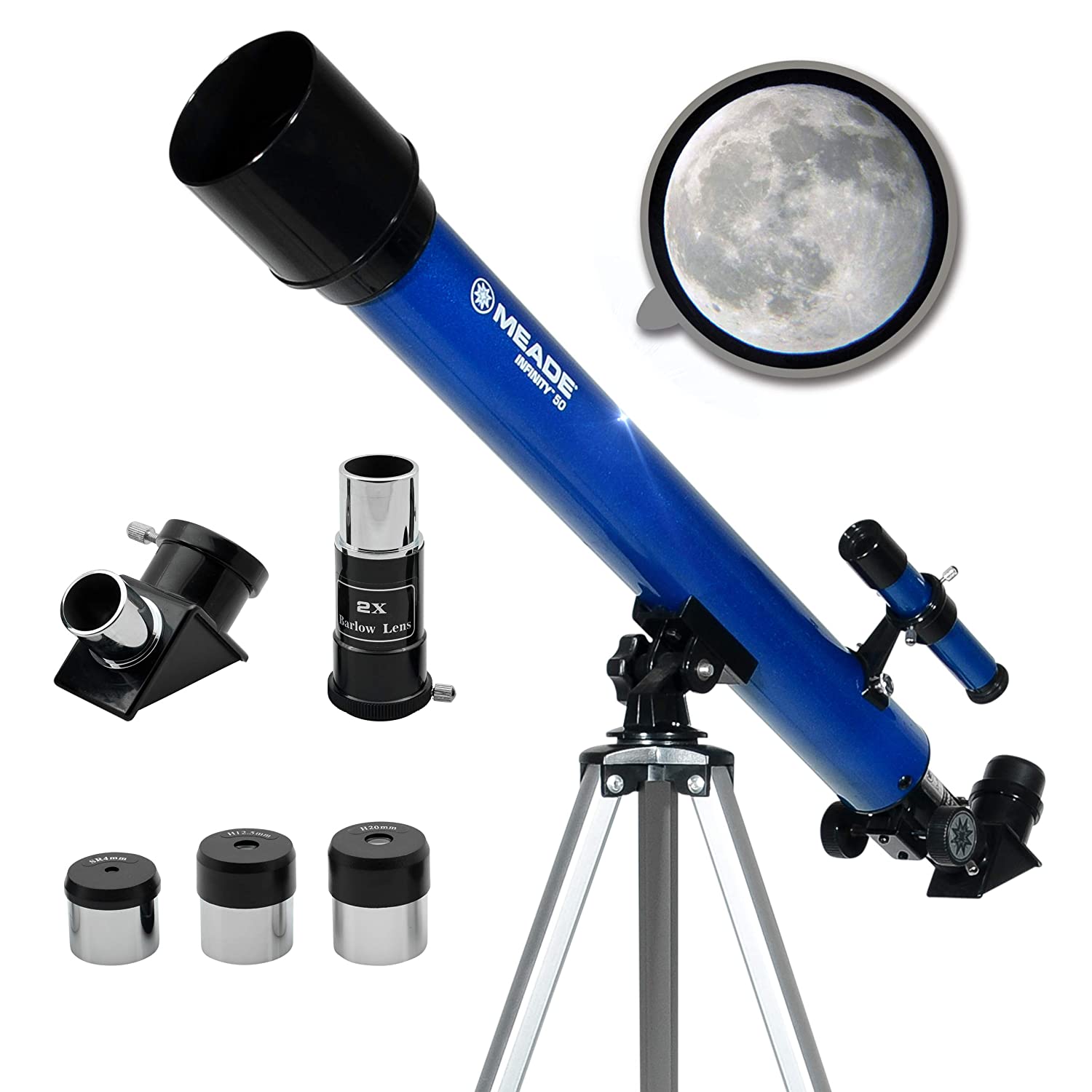 Meade Infinity 50mm f/12 Alt-Azimuth Refractor Telescope - The Camerashop