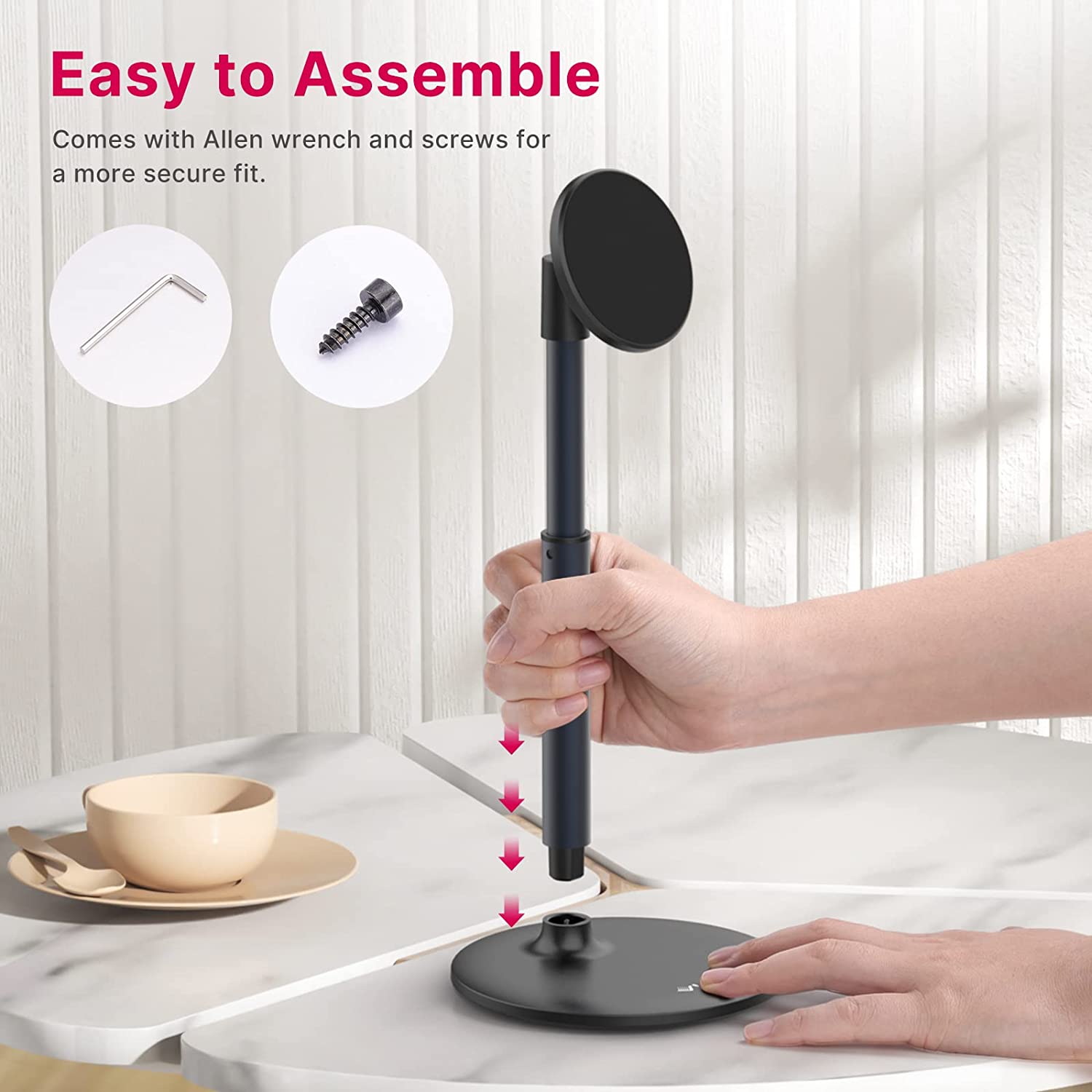 ULANZI HP002: 360° Rotating Magnetic Aluminum Phone Stand for iPhone 13/12 - The Camerashop