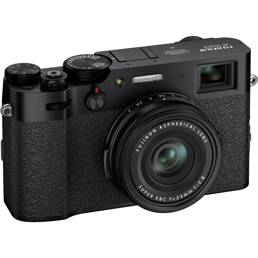 FUJIFILM X100V Mirrorless Digital Camera with 23mm f/2 Lens (Black) - The Camerashop