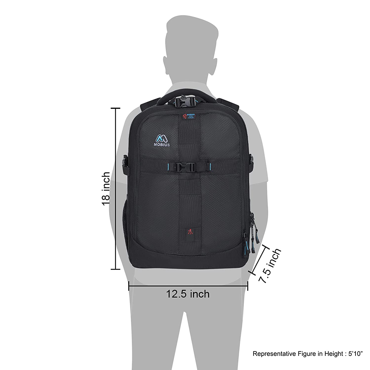 Mobius Trendsetter Mark2 Dslr Camera Backpack (Black) - The Camerashop
