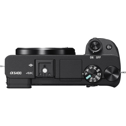 Sony Alpha 6400 E-mount Camera with APS-C Sensor (ILCE-6400M) 24.2 MP Mirrorless Camera with a 18-135mm Power Zoom lens. - The Camerashop
