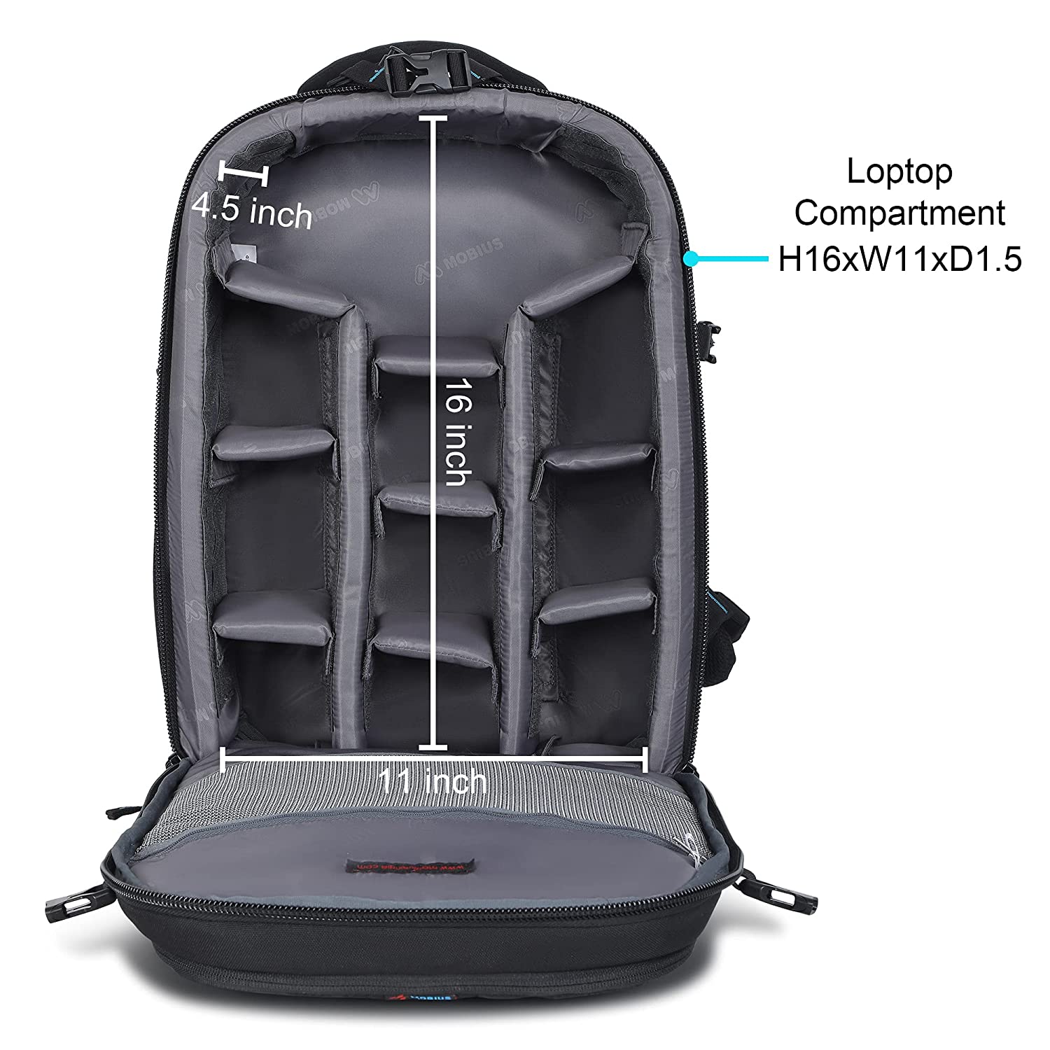 Mobius Trendsetter Mark2 Dslr Camera Backpack (Black) - The Camerashop
