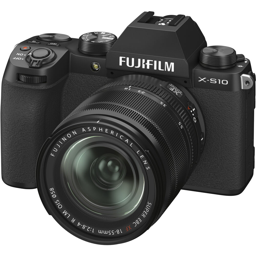 Fujifilm X-S10 Mirrorless Camera Body with XF 18-55mm lens - The Camerashop