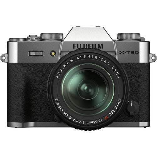 FUJIFILM X-T30 II Mirrorless Camera with XF 18-55mm Lens (Silver) - The Camerashop