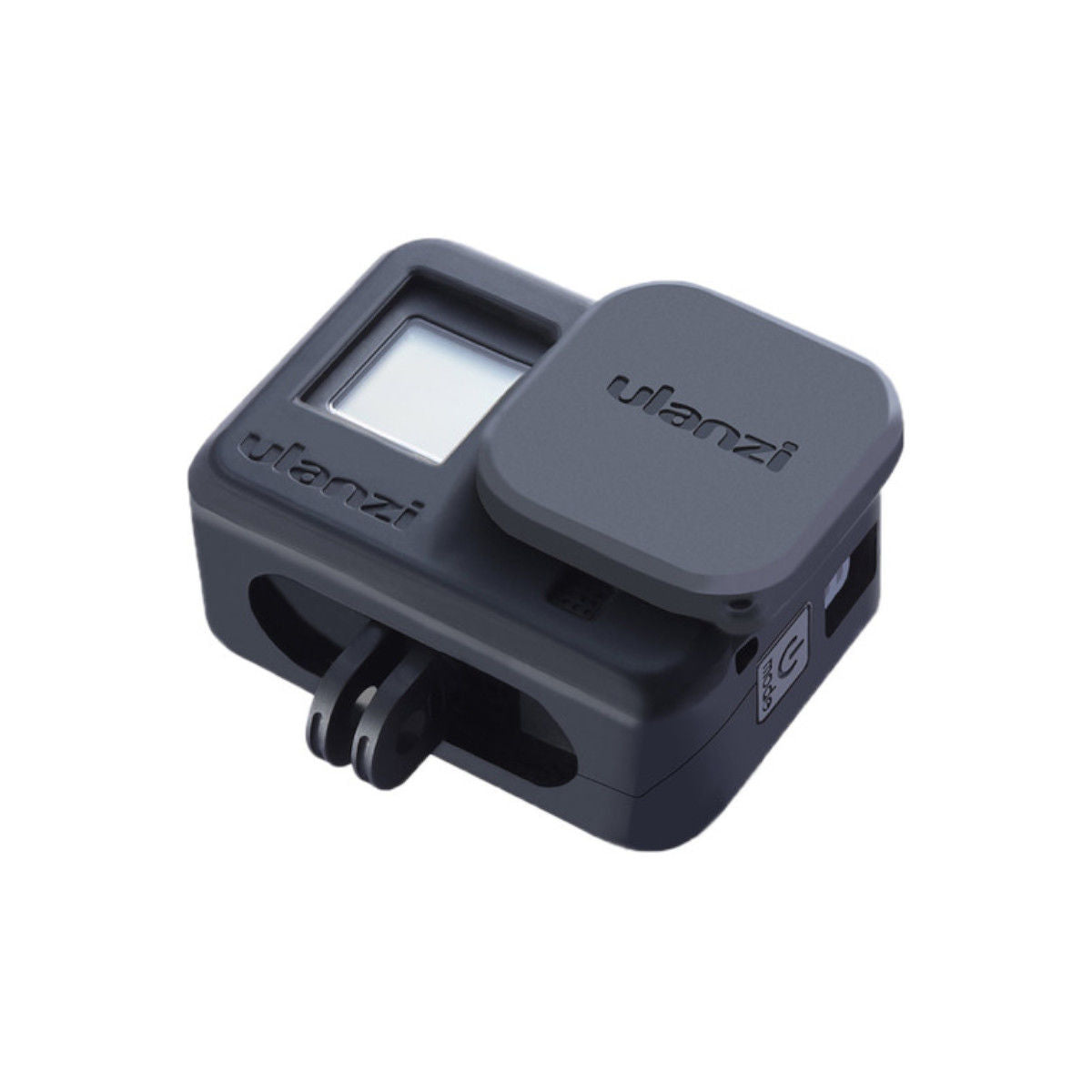 ULANZI G8-3 SILICONE PROTECTIVE COVER HOUSING CASE WITH LANYARD & LENS CAP COMPATIBLE FOR GOPRO HERO 8 BLACK ACTION CAMERA - The Camerashop