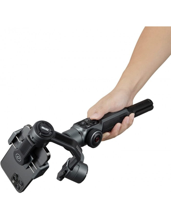 Zhiyun Smooth 5 Gimbal 3-Axis Focus Pull & Zoom Capability Handheld Gimbal Stabilizer for Smartphone, Compatible With IPhone 13 Pro Max - The Camerashop