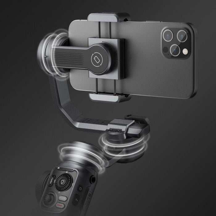 Zhiyun Smooth 5 Gimbal 3-Axis Focus Pull & Zoom Capability Handheld Gimbal Stabilizer for Smartphone, Compatible With IPhone 13 Pro Max - The Camerashop