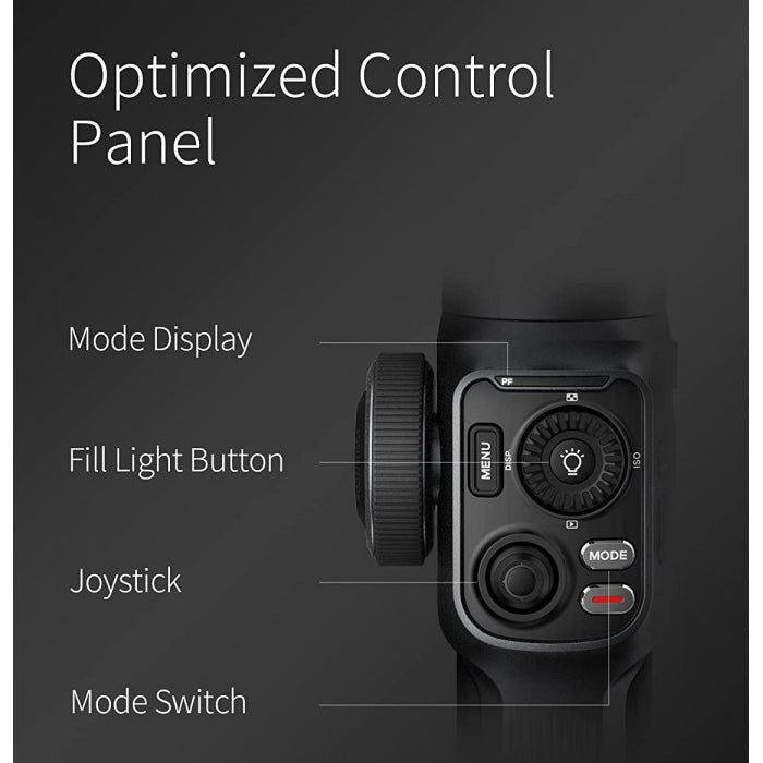 Zhiyun Smooth 5 Combo Smartphone Gimbal Stabilizer 3-Axis Handheld Gimbal with Grip Tripod, LED Fill Light for Vlog, iPhone, Android - The Camerashop