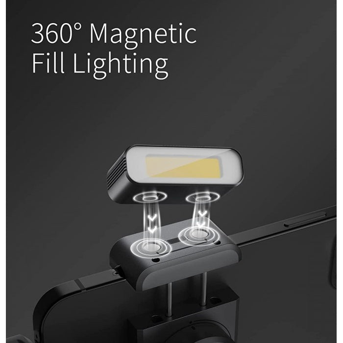 Zhiyun Smooth 5 Combo Smartphone Gimbal Stabilizer 3-Axis Handheld Gimbal with Grip Tripod, LED Fill Light for Vlog, iPhone, Android - The Camerashop