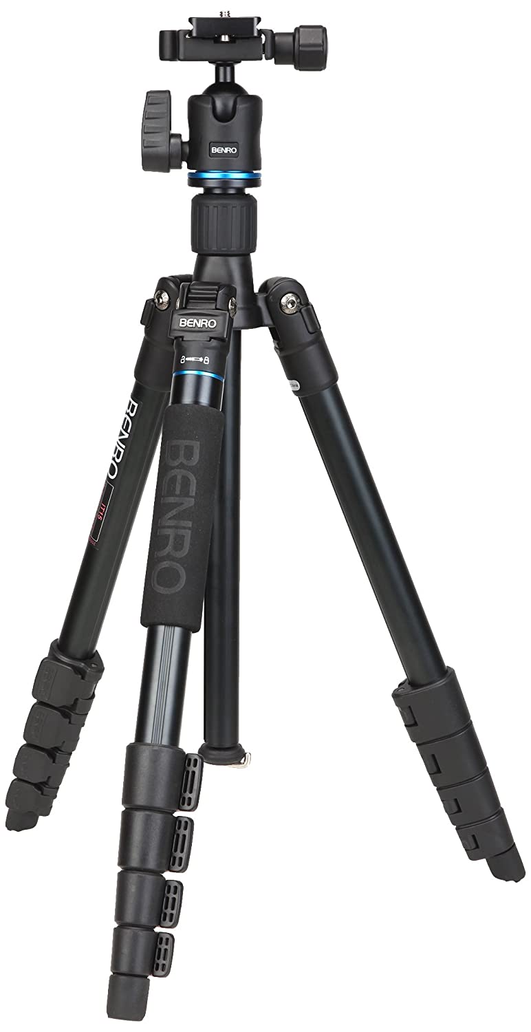 Benro iTrip IT15 Aluminum Travel angel tripod kit with ball head monopod (Black) - The Camerashop