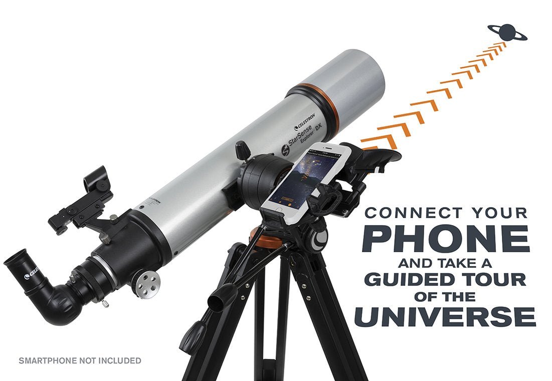 Celestron Starsense Explorer DX 102AZ Smartphone App-enables refractor Telescope - The Camerashop