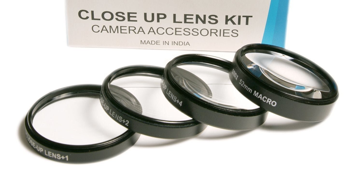 Omax 49mm Close Up Lens Kit for canon ef 50mm f/1.8 stm lens - The Camerashop