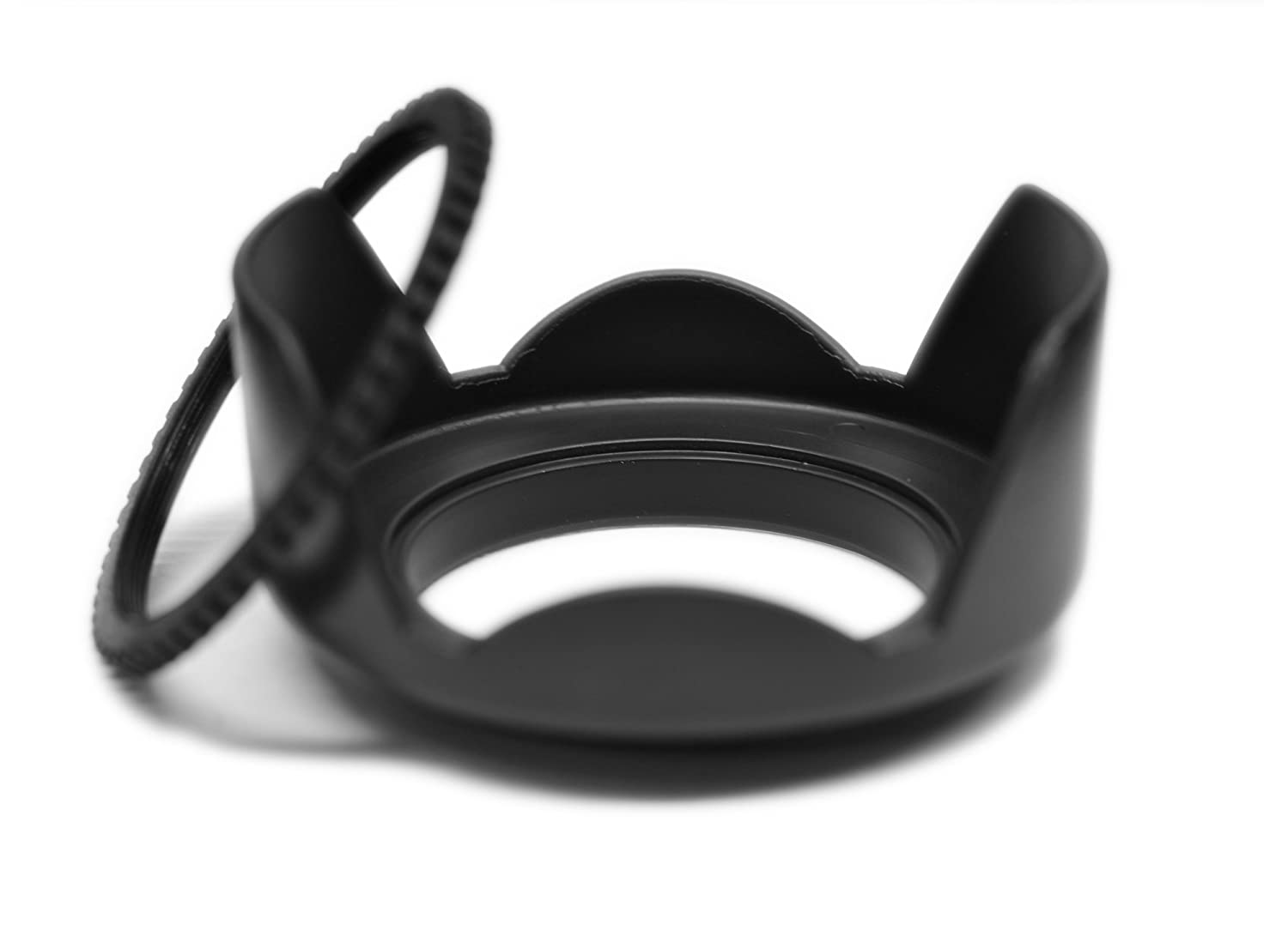 Omax 58mm Lens Hood for Canon Eos 1200D, 700D, 650D, 600D, 550D, 500D, 450D, 60D, With Canon 18-55mm Lens - The Camerashop