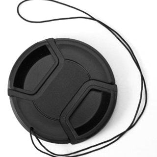 Omax 58mm Plain Lens Cap Cover for Canon/Nikon/Sony Lens with Thread - The Camerashop