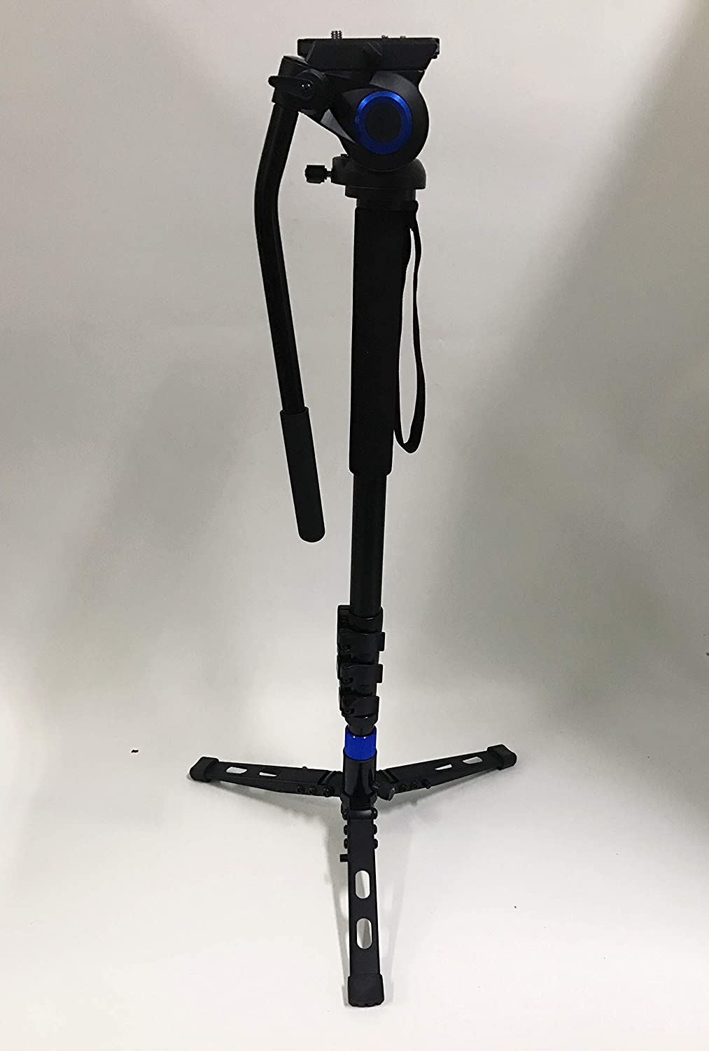 Omax DS8101-L-088H Monopod with Fluid Head & Legs for Mirrorless and DSLR Cameras - The Camerashop