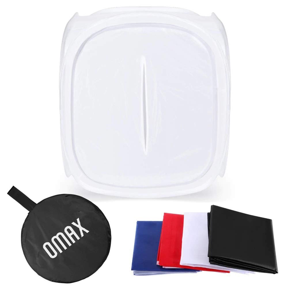 Omax portable product photography shooting Tent with Backdrops (40x40x40)cm - The Camerashop