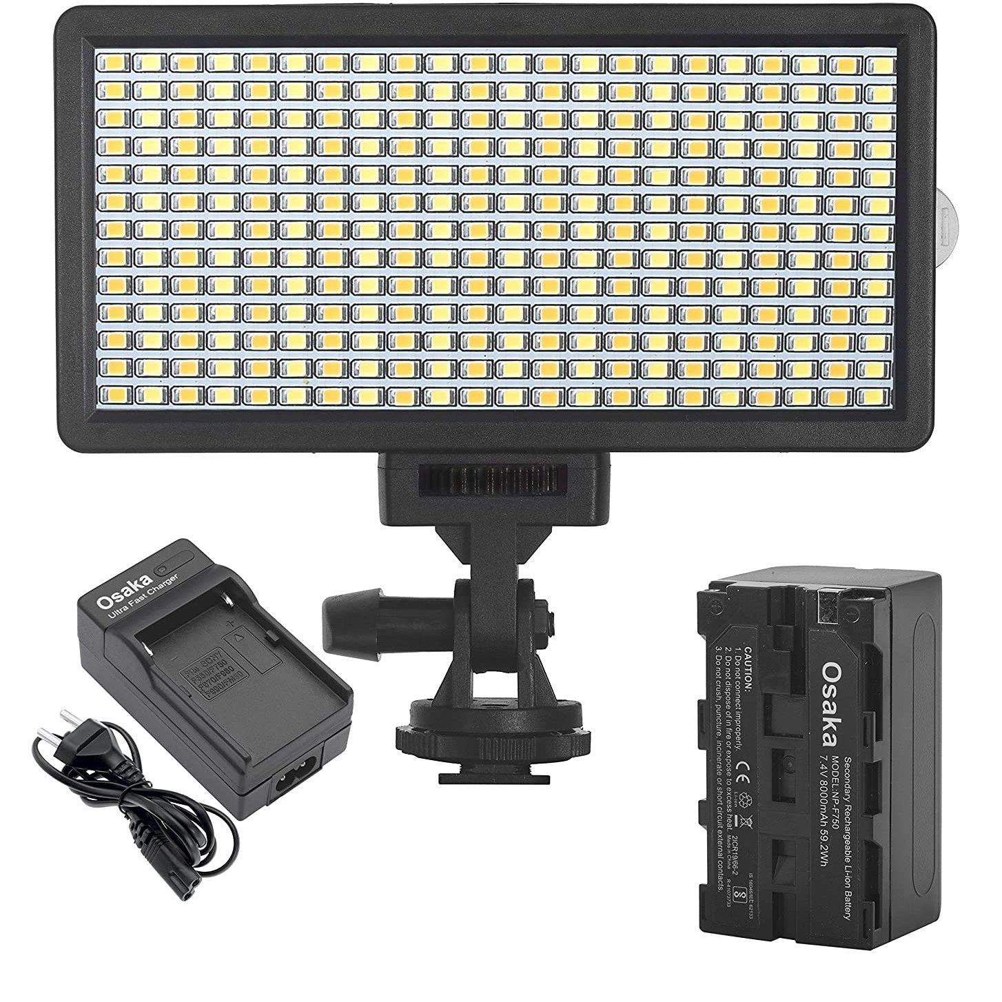Osaka Bi-Color Dimmable LED Video Light OS-LED-308 Pocket LED Slim - The Camerashop