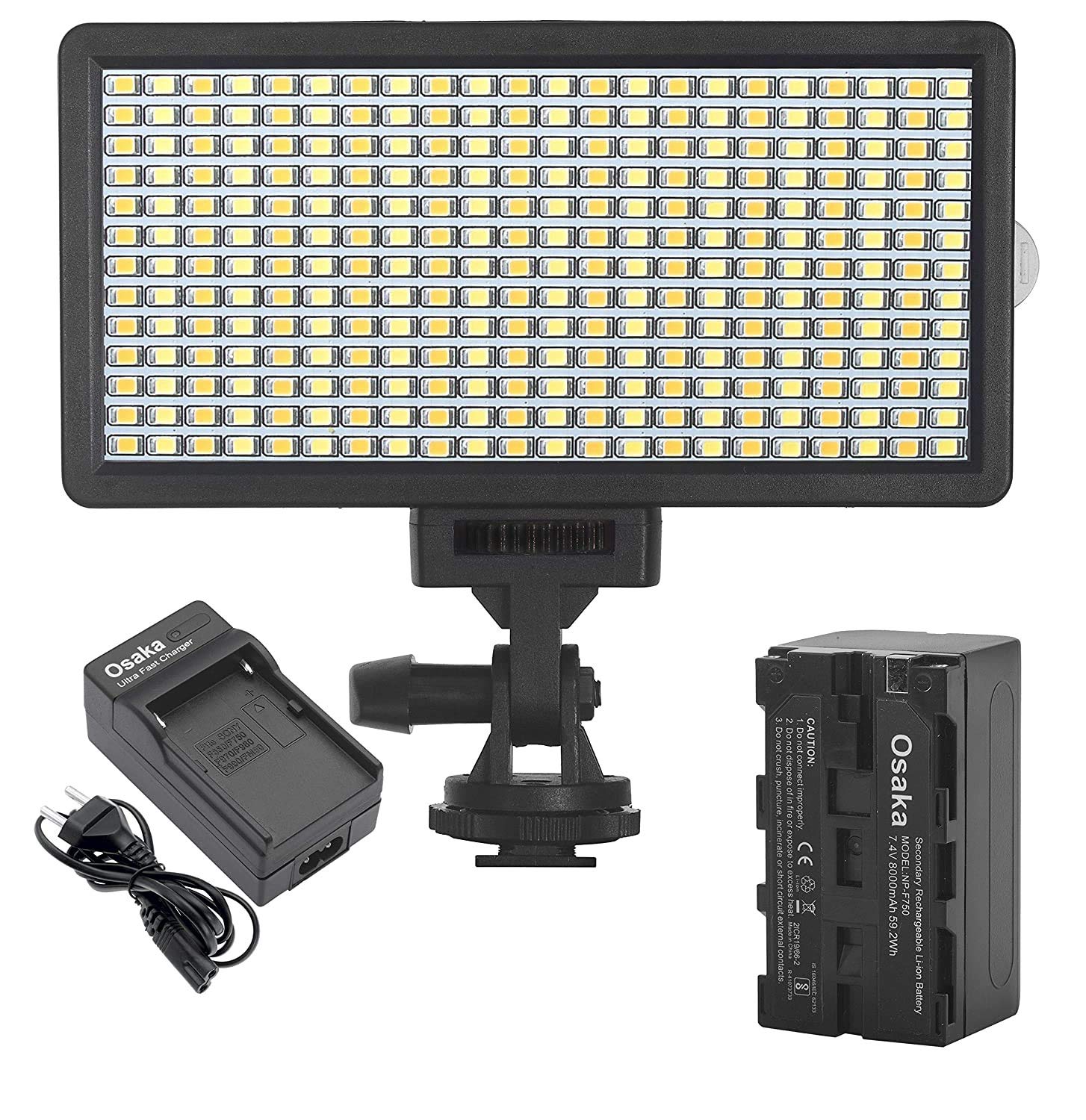 Osaka Bi-Color Dimmable LED Video Light OS-LED-308 Pocket LED Slim - The Camerashop