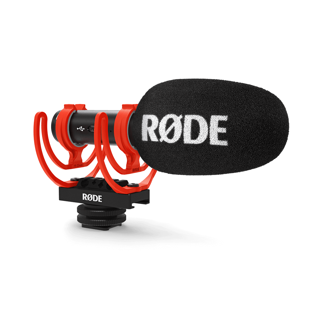 Rode Video Mic GO II Ultracompact Analog/USB Camera-Mount Shotgun Microphone - The Camerashop