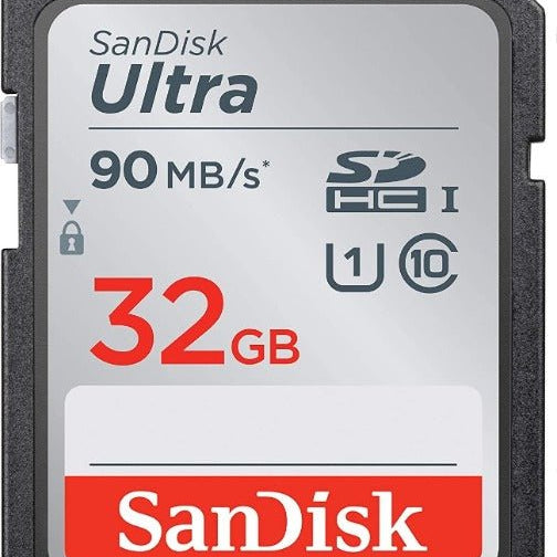 Sandisk ultra sdhc uhs-i 32 gb 90mb/s Memory Card - The Camerashop