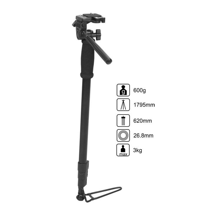 Sonia Monopod MPL-1 for Basic Nikon, Canon DSLR / Mirrorless Cameras - The Camerashop