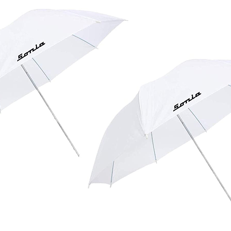 Sonia Professional White Umbrella 36 inch/91cm for Photography Studio LED Video Light (combo 2Pcs) - The Camerashop