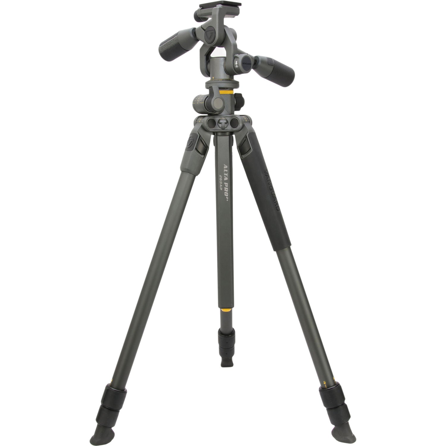 Vanguard Alta Pro 2+ 263AP Aluminum-Alloy Tripod Kit with Alta PH-32 3-Way, Pan-and-Tilt Head - The Camerashop