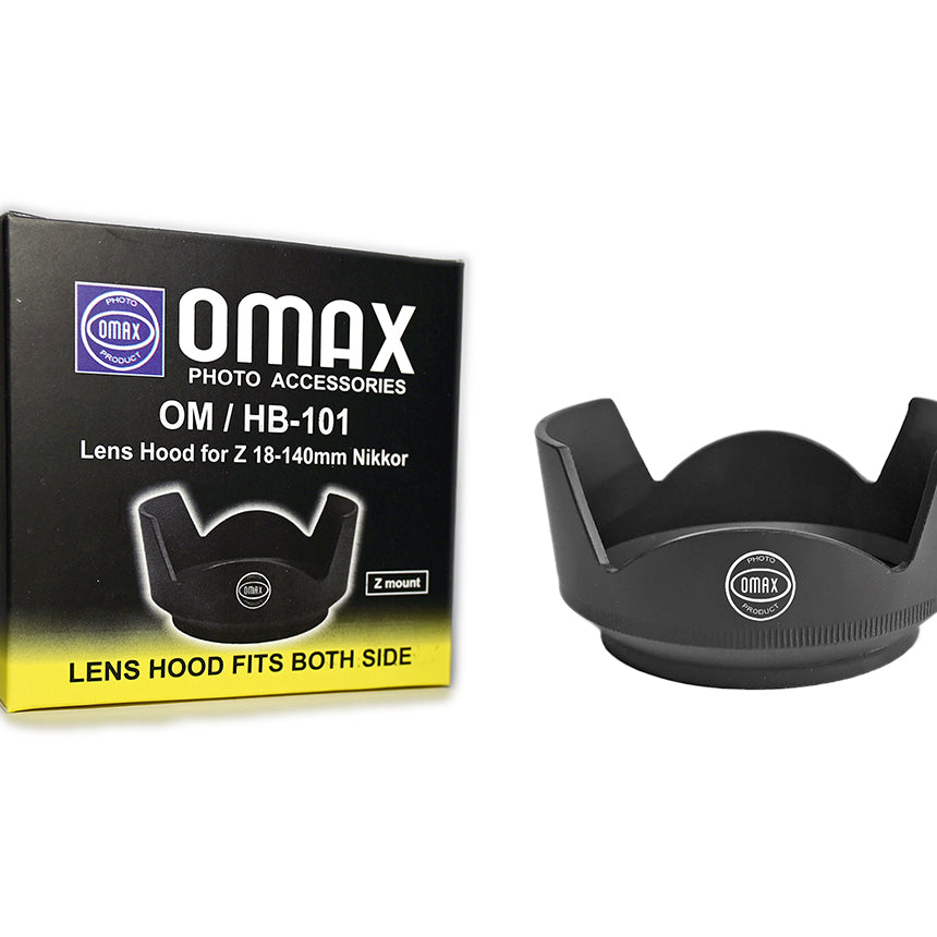 Omax Compatible Lens Hood for Nikon Z 18-140mm f/3.5-6.3 DX VR Lens OMAX HB-101 - The Camerashop
