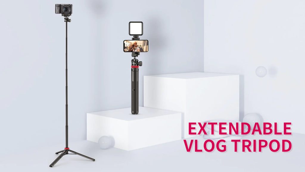 Ulanzi MT-44 Extendable Vlog Tripod (Upgrade) - The Camerashop
