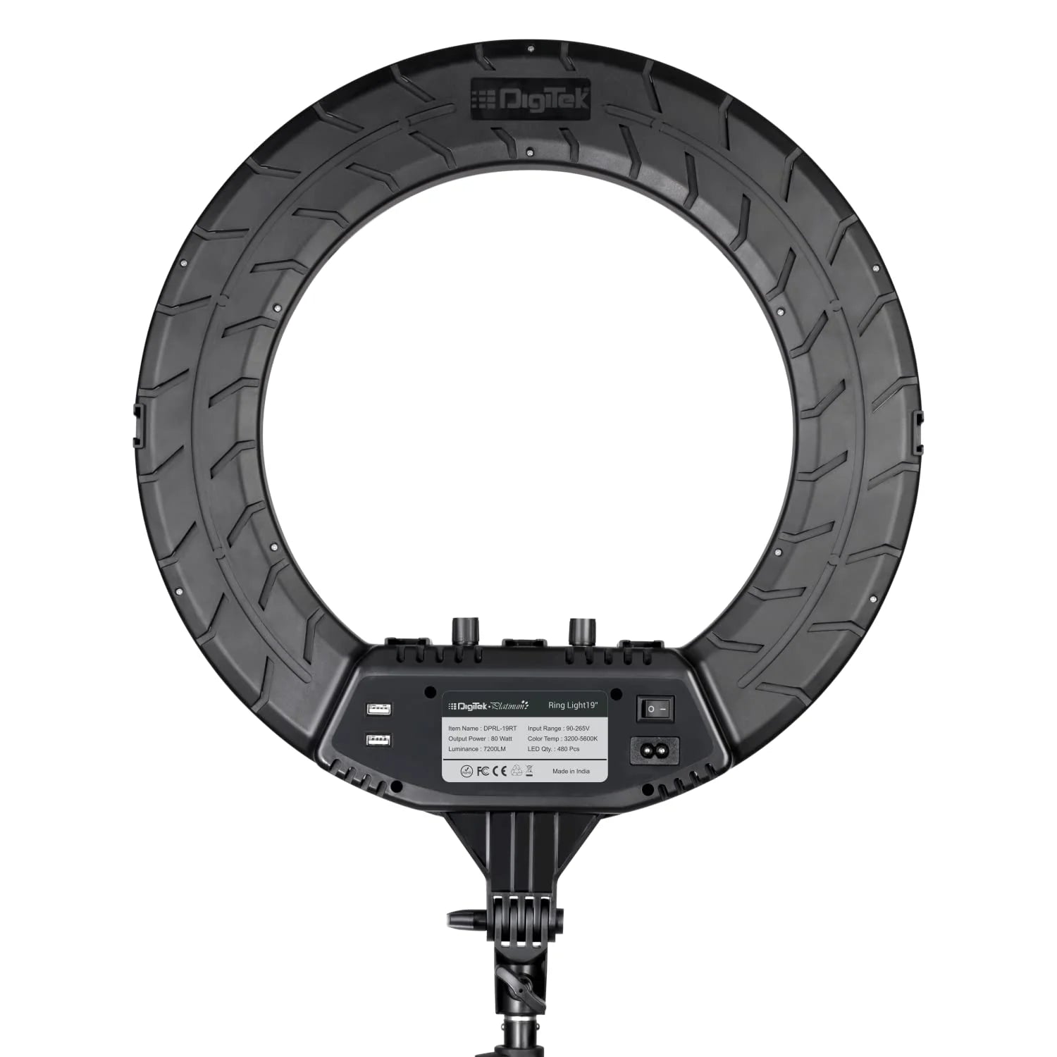 Digitek Platinum DPRL-19RT Professional LED Ring Light - The Camerashop