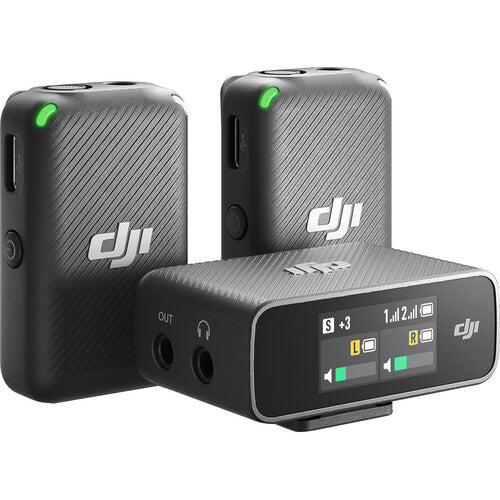 DJI Compact Digital Wireless Microphone System/Recorder for Camera & Smartphone (2-Person, 2.4 GHz) - The Camerashop