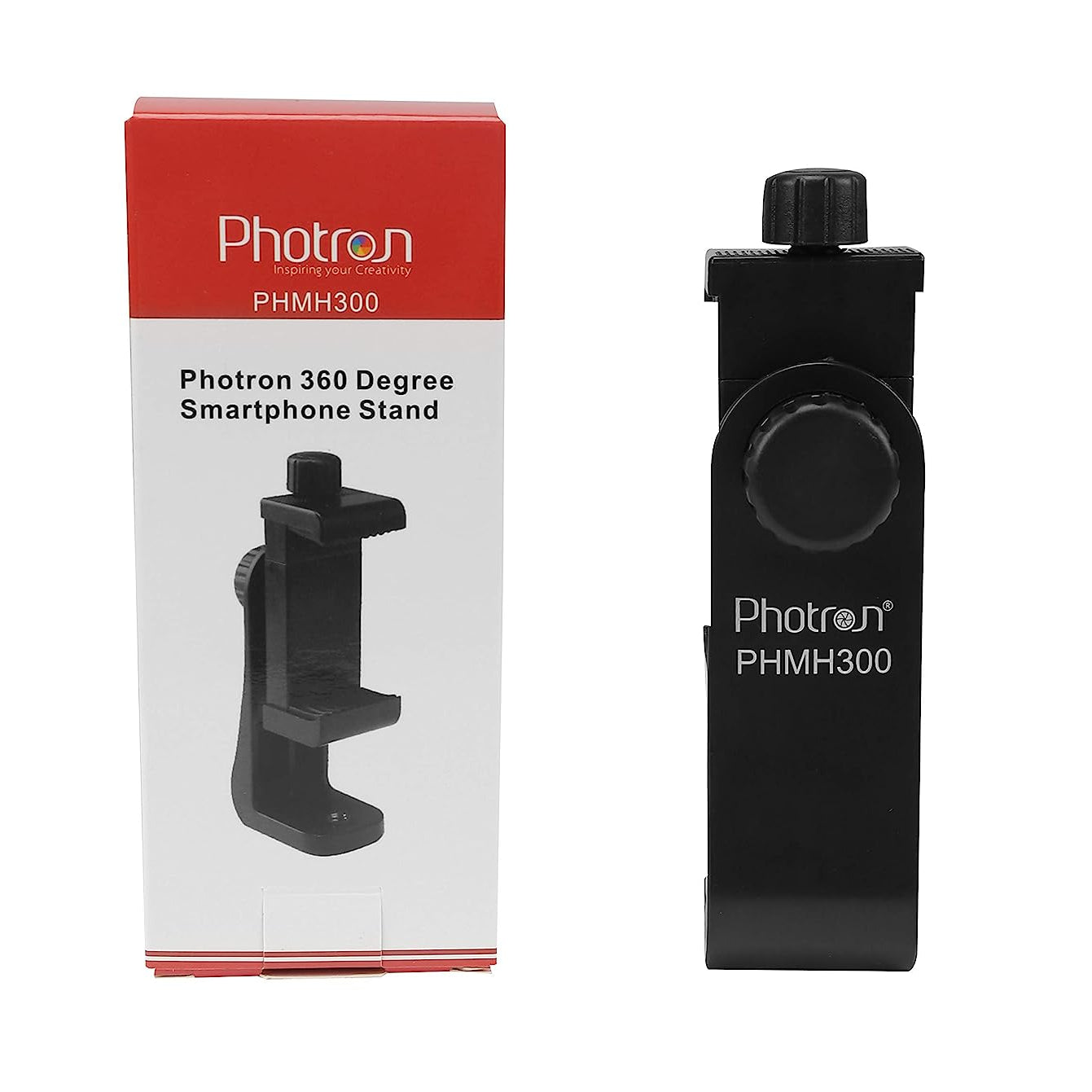 Photron PHMH300 Universal 360 Degree Rotating Mobile Holder Tripod Mount Adapter Clip - The Camerashop