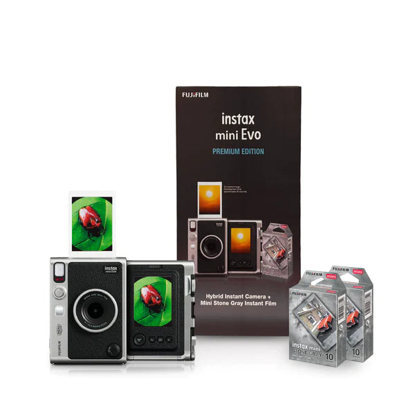 Fujifilm Instax mini EVO Premium Edition Camera with 20 shots - The Camerashop