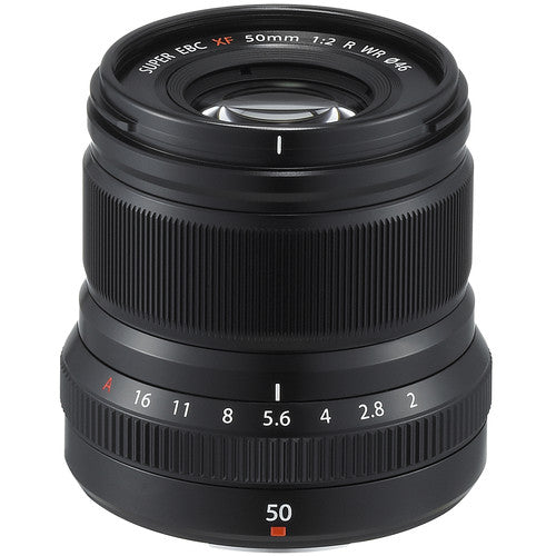 FUJIFILM XF 50mm f/2 R WR Lens (Black) - The Camerashop
