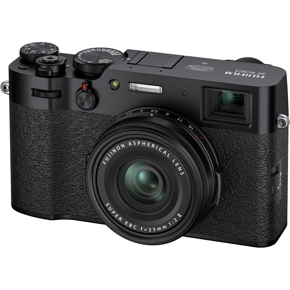FUJIFILM X100V Mirrorless Digital Camera with 23mm f/2 Lens (Black) - The Camerashop