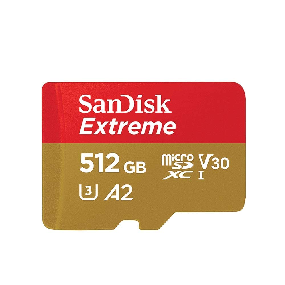 SanDisk 512GB Extreme A2 UHS-I microSDXC High Speed Memory Card - The Camerashop