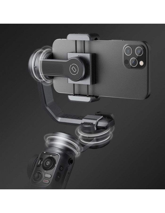 Zhiyun Smooth 5 Gimbal 3-Axis Focus Pull & Zoom Capability Handheld Gimbal Stabilizer for Smartphone, Compatible With IPhone 13 Pro Max - The Camerashop