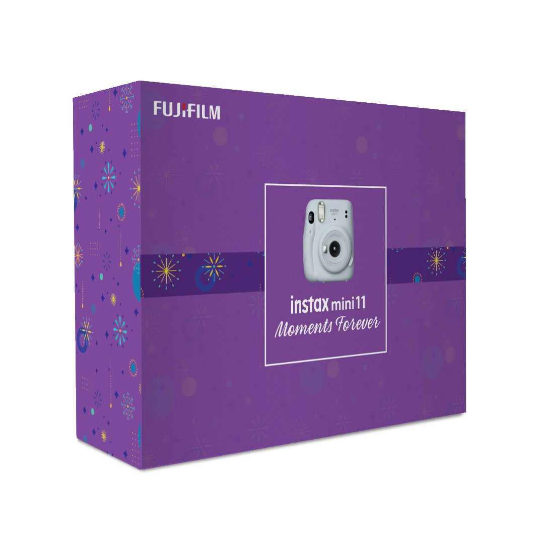 Fujifilm Instax Mini 11 Camera (Moments Box) Ice White - The Camerashop