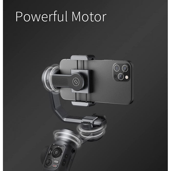 Zhiyun Smooth 5 Combo Smartphone Gimbal Stabilizer 3-Axis Handheld Gimbal with Grip Tripod, LED Fill Light for Vlog, iPhone, Android - The Camerashop