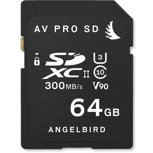 Angelbird 64gb AV Pro Ultra High Speed uhs-ii sdxc Memory Card - The Camerashop