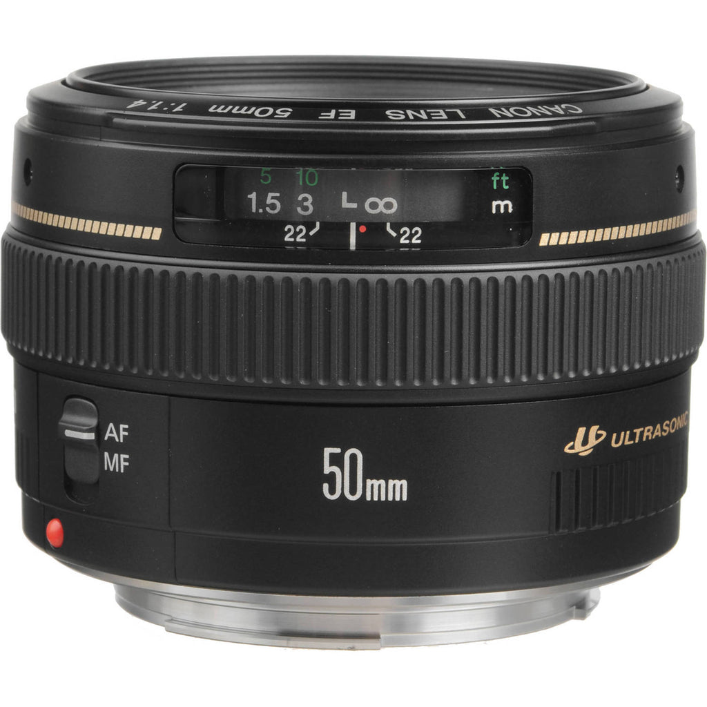Canon EF 50mm f/1.4 USM Prime Lens for Canon DSLR Camera - The Camerashop