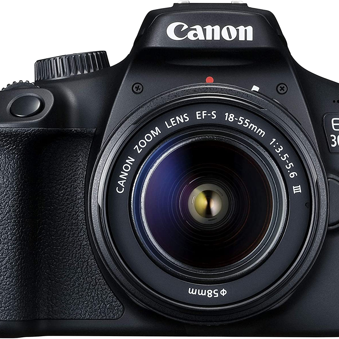 Canon EOS 3000D 18MP Digital SLR Camera (Black) with 18-55mm is II Lens - The Camerashop