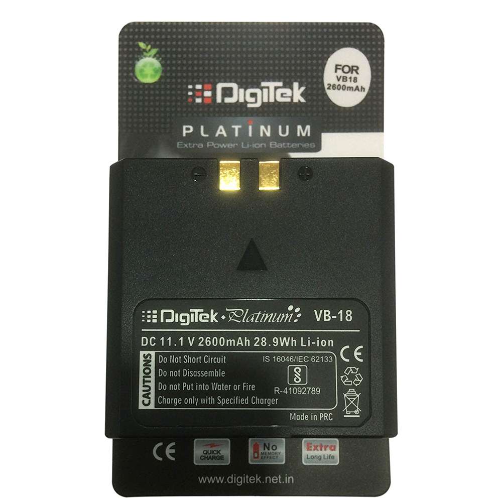 Digitek VB-18 Camera Battery For Sony Camera - The Camerashop